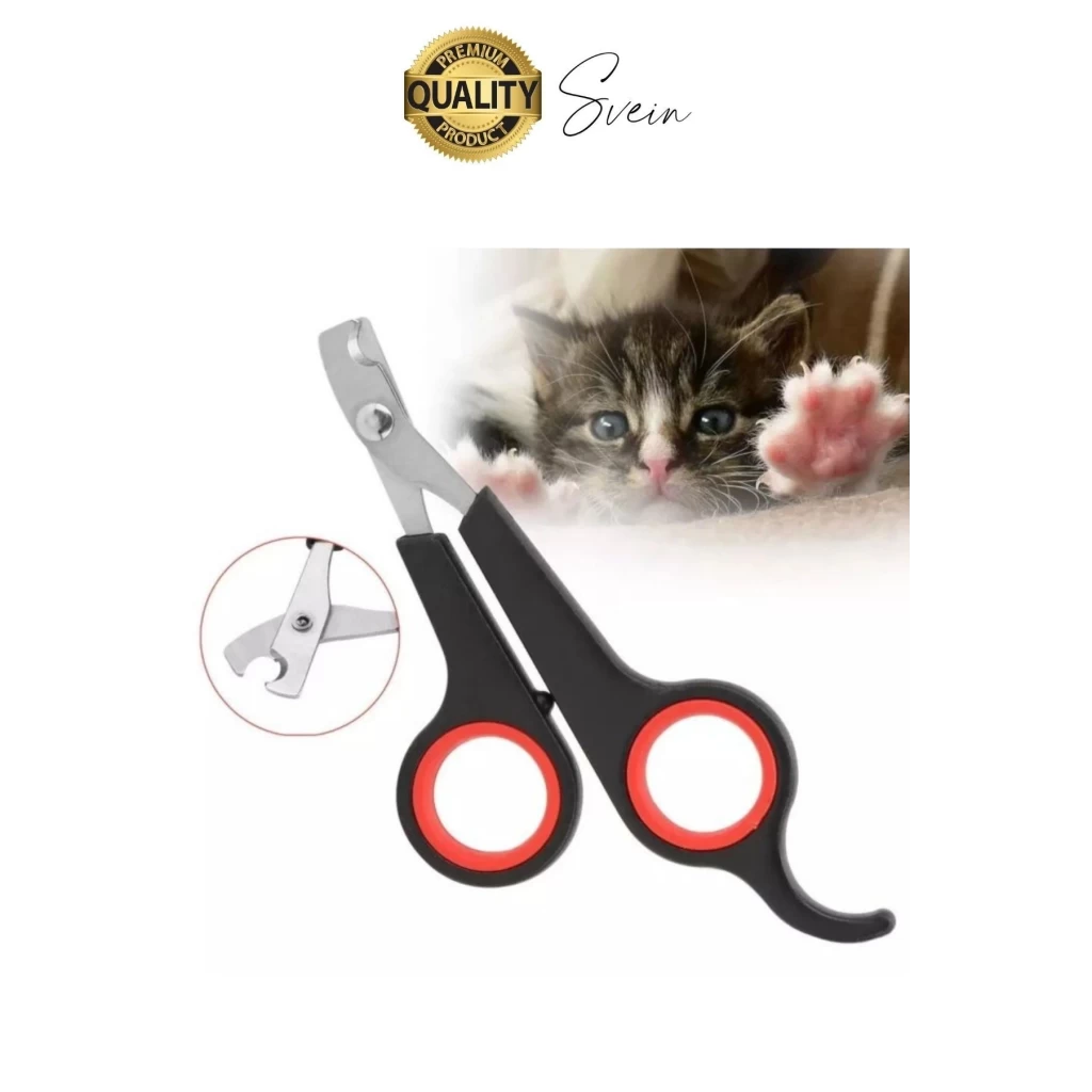 Premium Paslanmaz Kedi Köpek Tırnak Makası Küçük Boy Evcil Hayvan Bakım Kaymaz Saplı Düzeltici Pençe