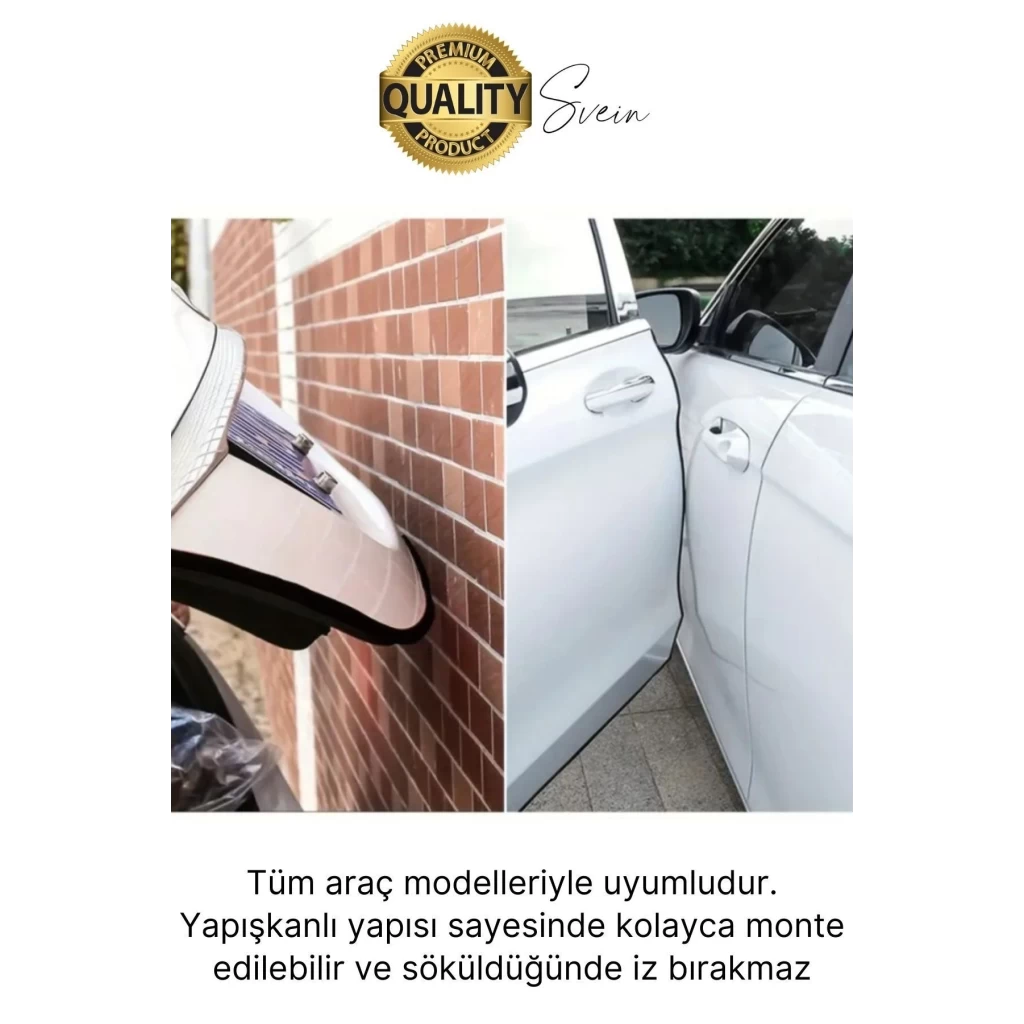 5 Metre Araç Kapı Kenar Koruyucu Şerit Oto Araba Pratik Yapışkanlı Koruma Şeridi Otomobil Contası