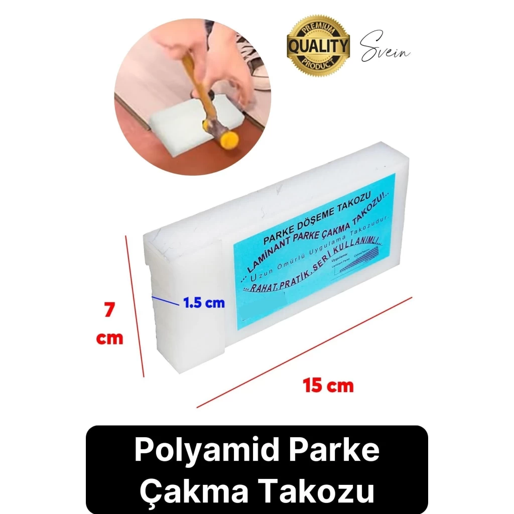 Dayanıklı Parke Döşeme Çakma Takozu Zemin Laminant Polyamid Uzun Ömürlü Kafa Boşluğu Laminat Geçirme