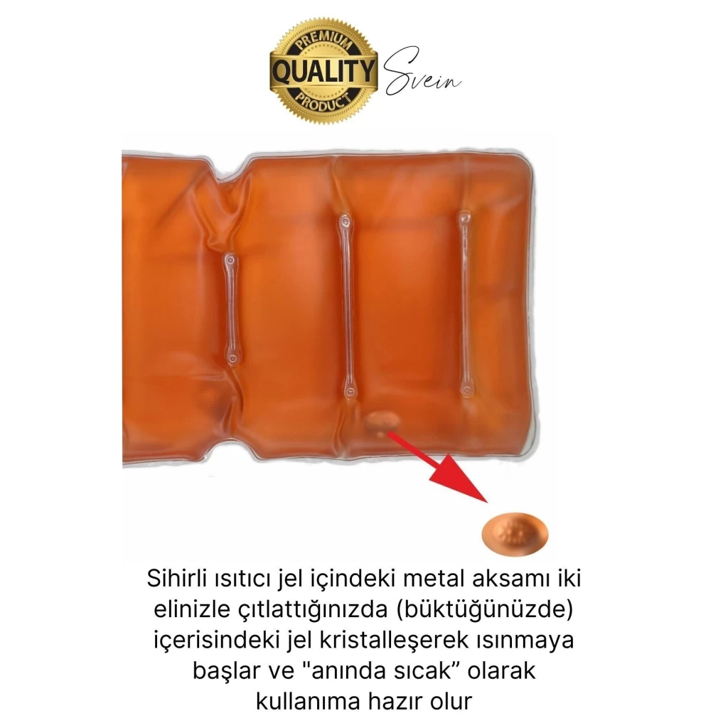 Büyük Boy Yeniden Kullanılabilir Sihirli Jel Sıcak Soğuk Kompres Termojel Bel ve Sırt Vücut Isıtıcı