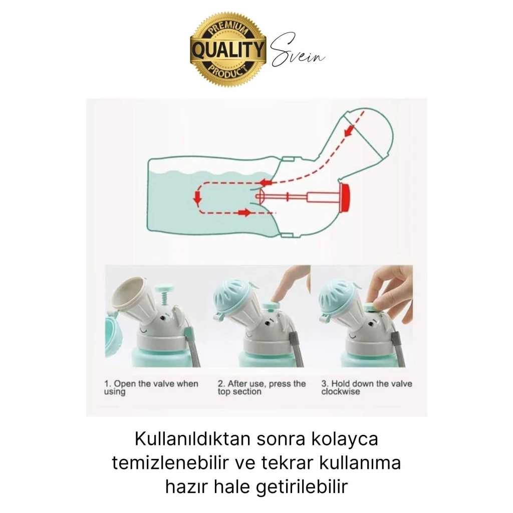 Portatif Erkek Çocuk Pisuarı Lazımlık Çiş Eğitimi Taşınabilir Acil Taşınabilir Mavi Oğlan Tuvalet