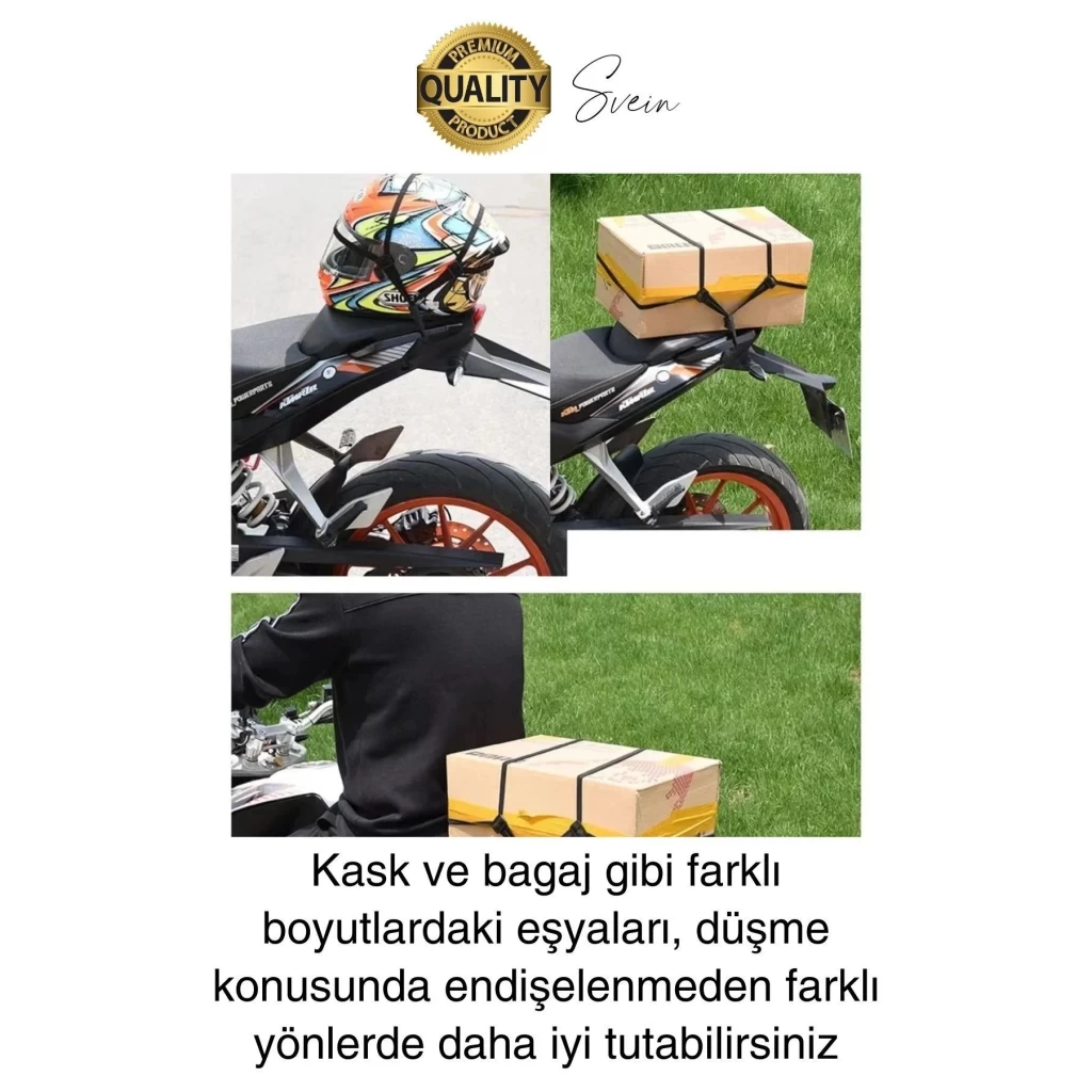 Premium 90 cm Esnek Kancalı Bagaj Halatı Yük Bağlama Taşıma Aşınmaz Kopmaz Dayanıklı Siyah Lastik