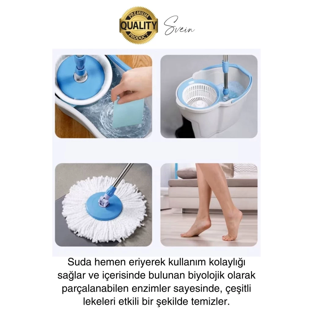 30 Adet Yasemin Kokulu Zemin Temizleme Tableti Levhaları Parke Cila Parlatma Uzun Süre Temizlik