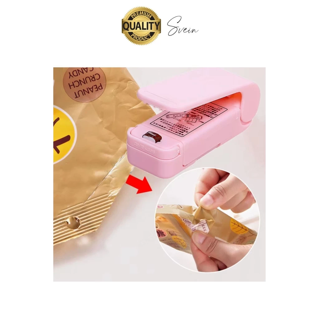 Pilli Pratik Mini Sızdırmaz Isıtmalı Poşet Ambalaj Ağzı Kapatma Makinesi Yapıştırma Taşınabilir