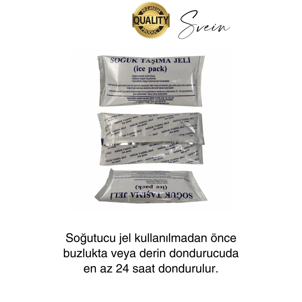 10 Adet 480 gr Soğutucu Jel Poşet Buz Aküsü Yolculuk Seyahat Yiyecek İçin Uygun Uzun Süre Dayanım
