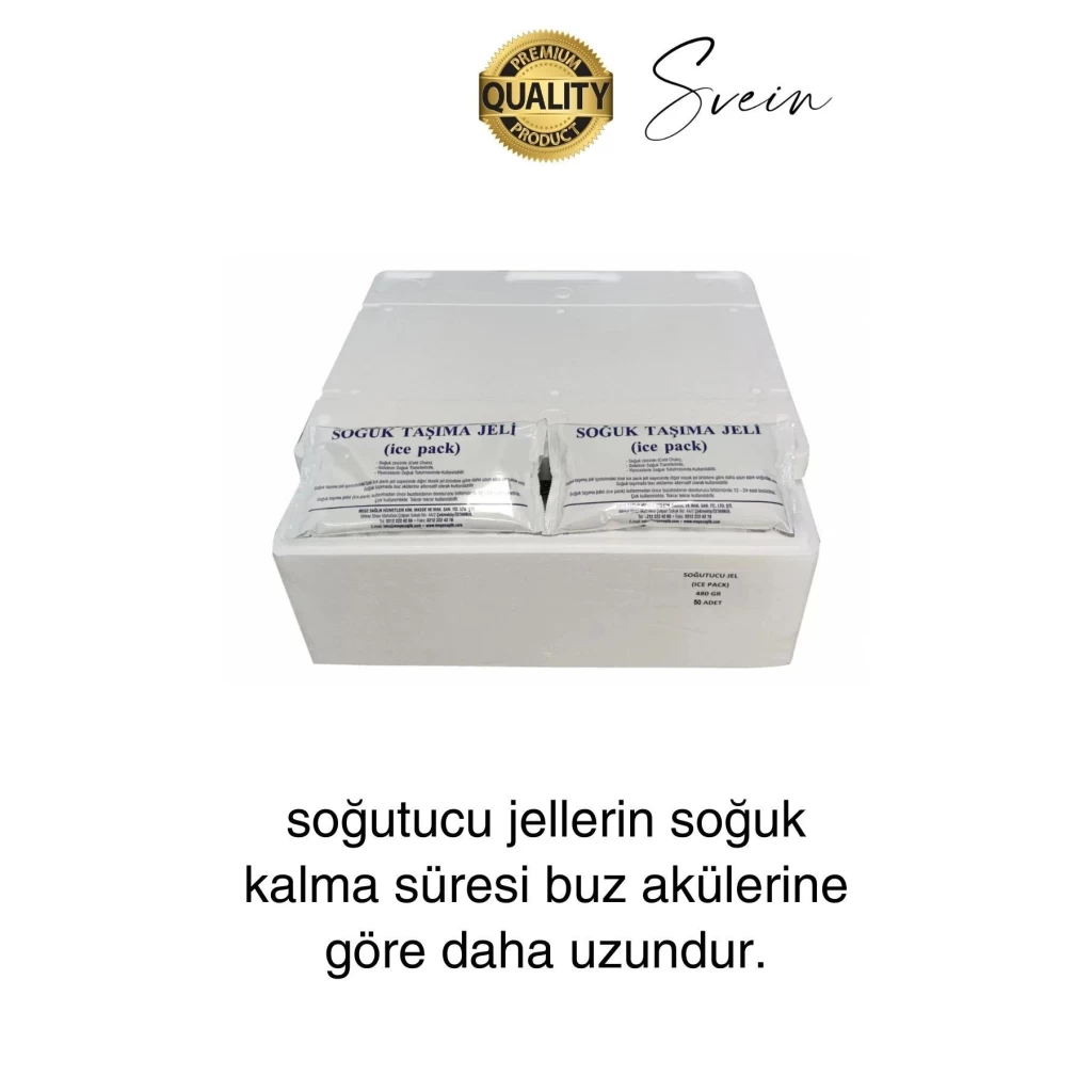 10 Adet 480 gr Soğutucu Jel Poşet Buz Aküsü Yolculuk Seyahat Yiyecek İçin Uygun Uzun Süre Dayanım