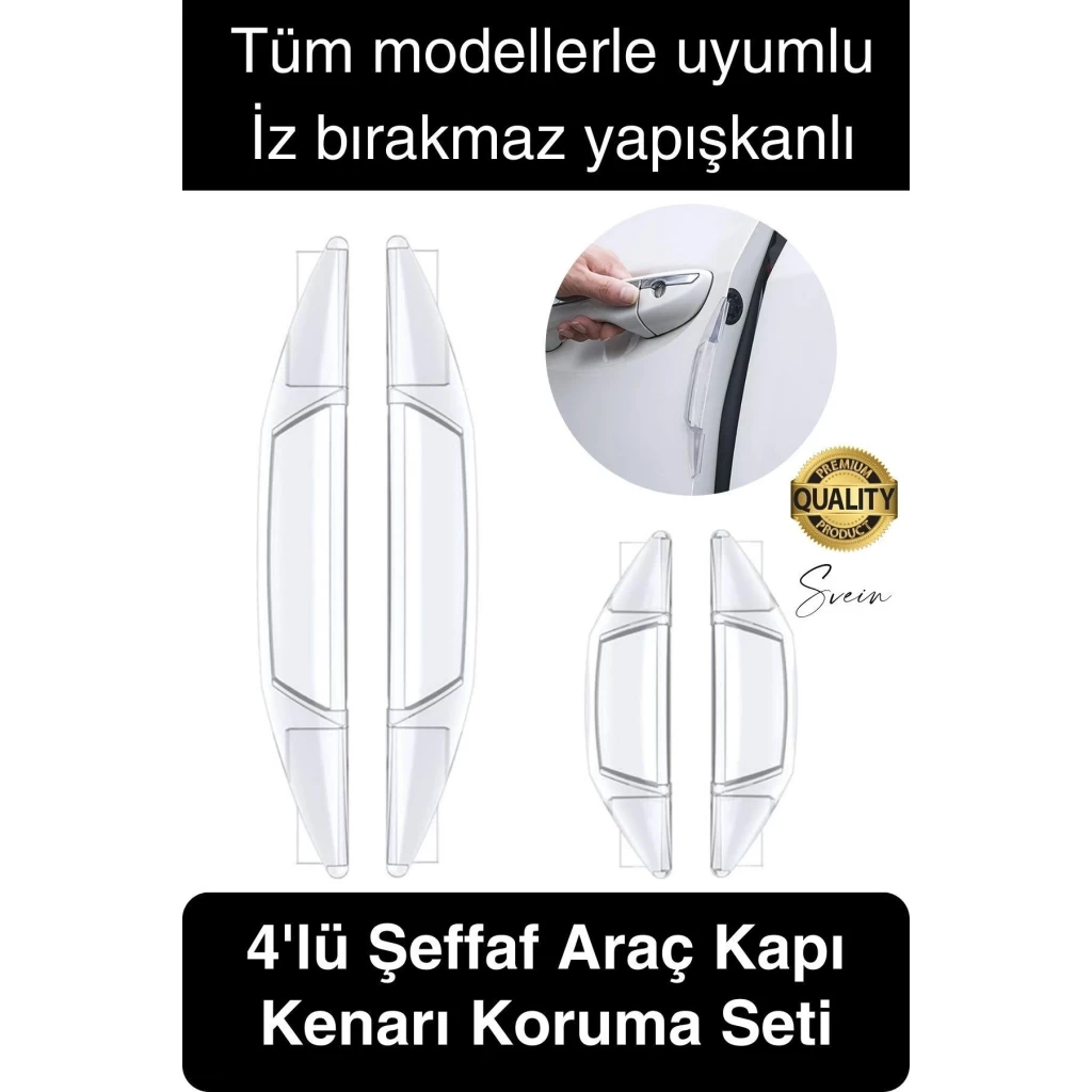 Yüksek Kaliteli Araç Kenar Koruma Şeridi Şeffaf Koruyucu Filmi Araba Kapı Boya Anti Çizilme