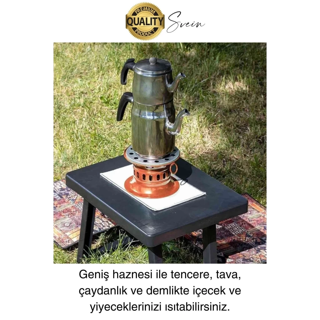 Özel Üretim Jel Yakıtlı Isıtıcı Osmanlı Ocağı Ev İş Yazlık Piknik Kamp Tipi Kolay Taşınabilir Ocak