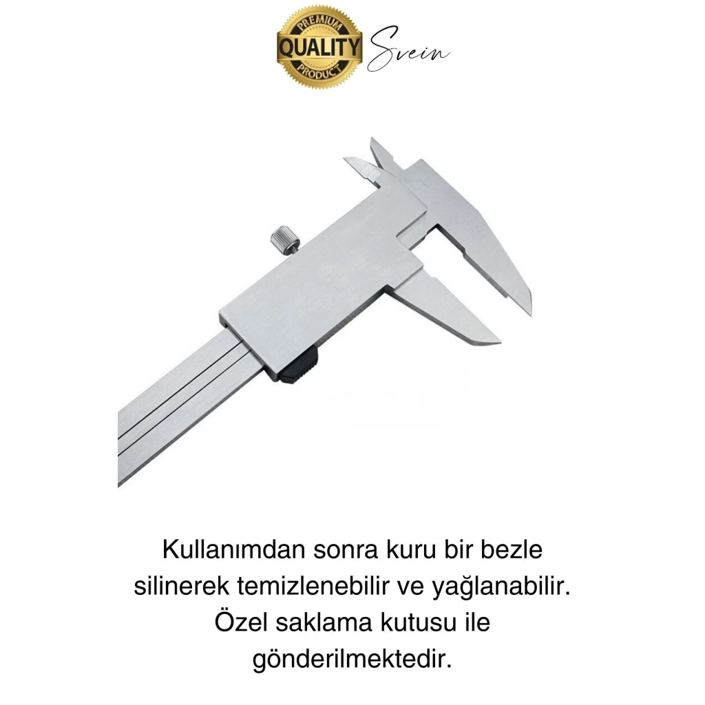Premium Endüstriyel Hassas Ölçüm Mekanik Kumpas Analog Mikrometre Derinlik Genişlik 150 x 0.02 mm