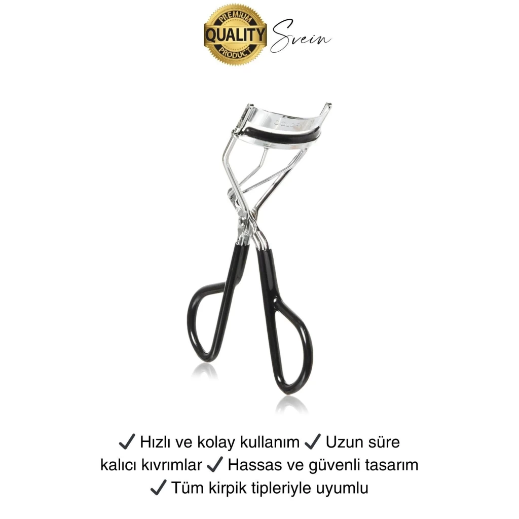 Premium Kirpik Kıvırma Makinesi Manuel Paslanmaz Çelik Şekillendirici Eyelash Curler Kıvırıcı