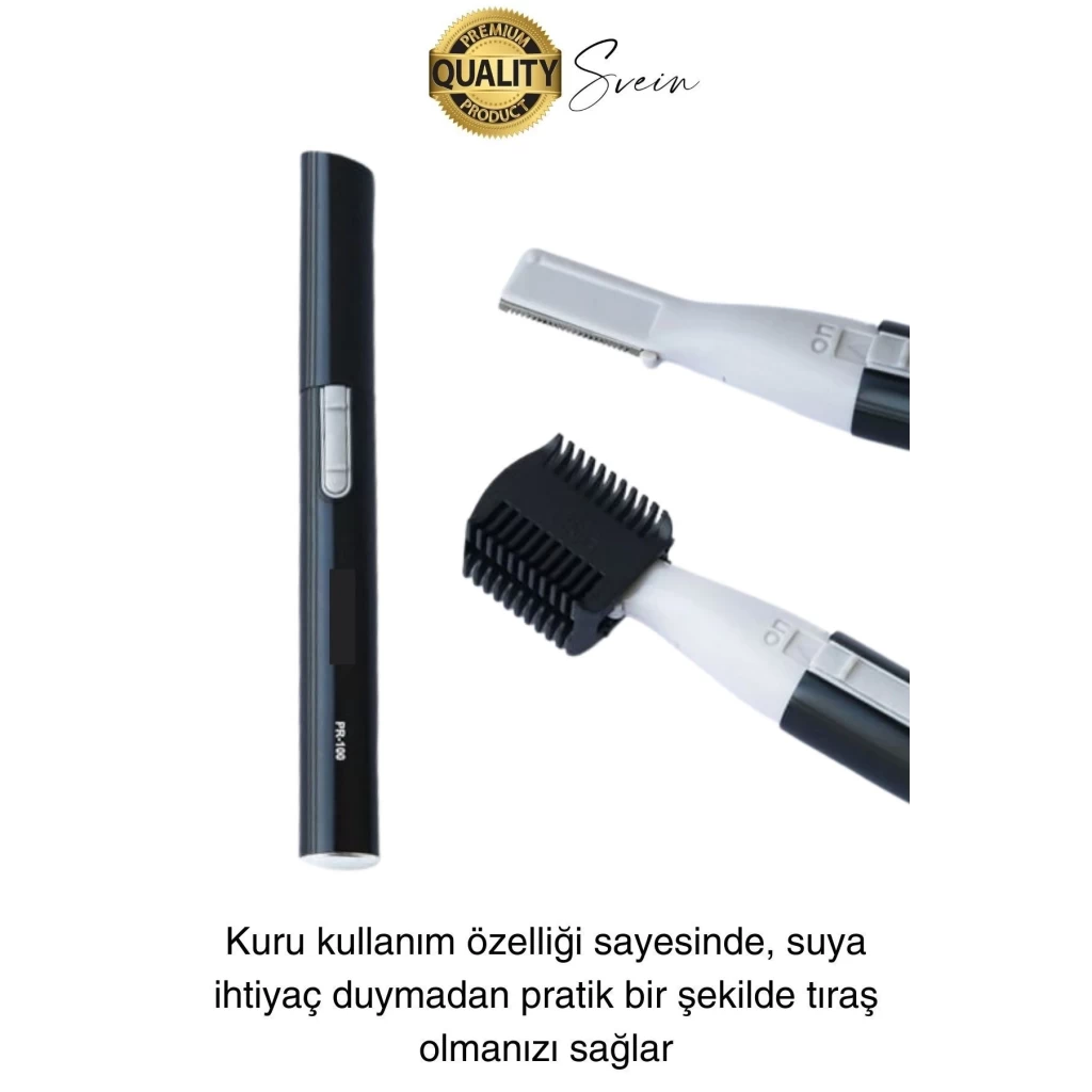 Kişisel Burun Kulak Kılı Alma ve Temizleme Makinası Favori Ense Kaş Şekillendirme Bıyık Sakal