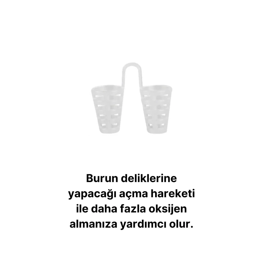 Premium Kesintisiz Uyku Nefes Alıp Vermede Kolaylık Horlama Azaltıcı Burun Delik Aparatı 4 Adet