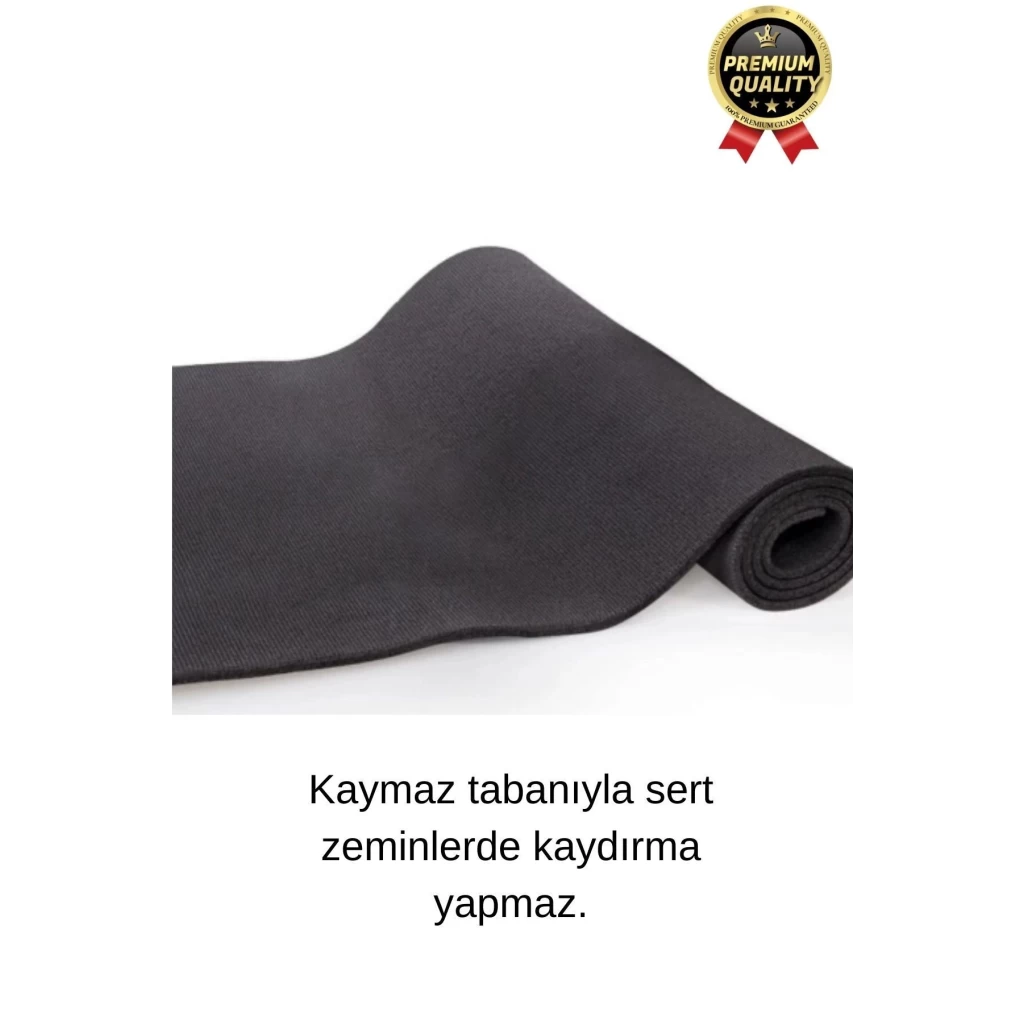 Ultra Konfor Taşıma Askılı Kalın Kaymaz Antibakteriyel Meditasyon Pilates Minderi Yoga Matı 6,5mm