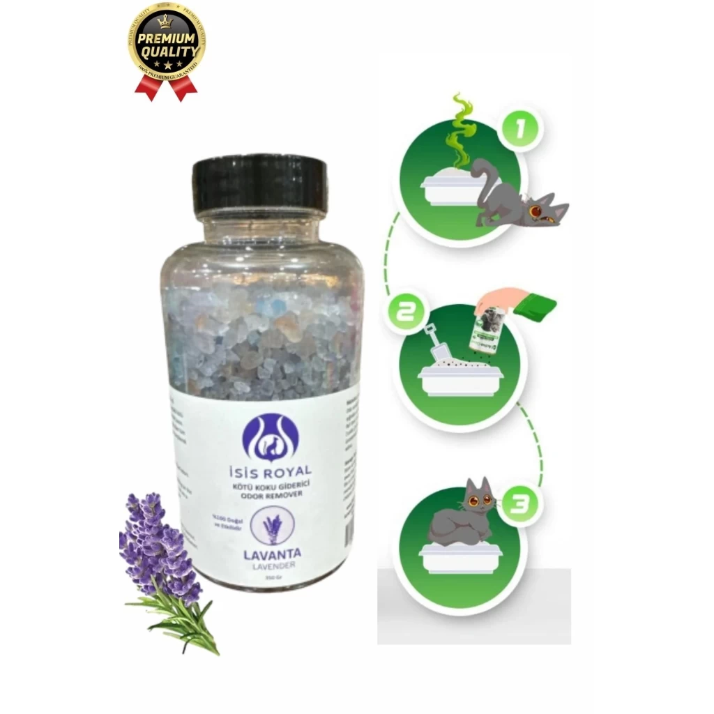 Çok Amaçlı Lavanta Kokulu Deodorant Evcil Hayvan Kedi Kumu Koku Giderici Magnezyum Epsom Tuzu 350 Gr