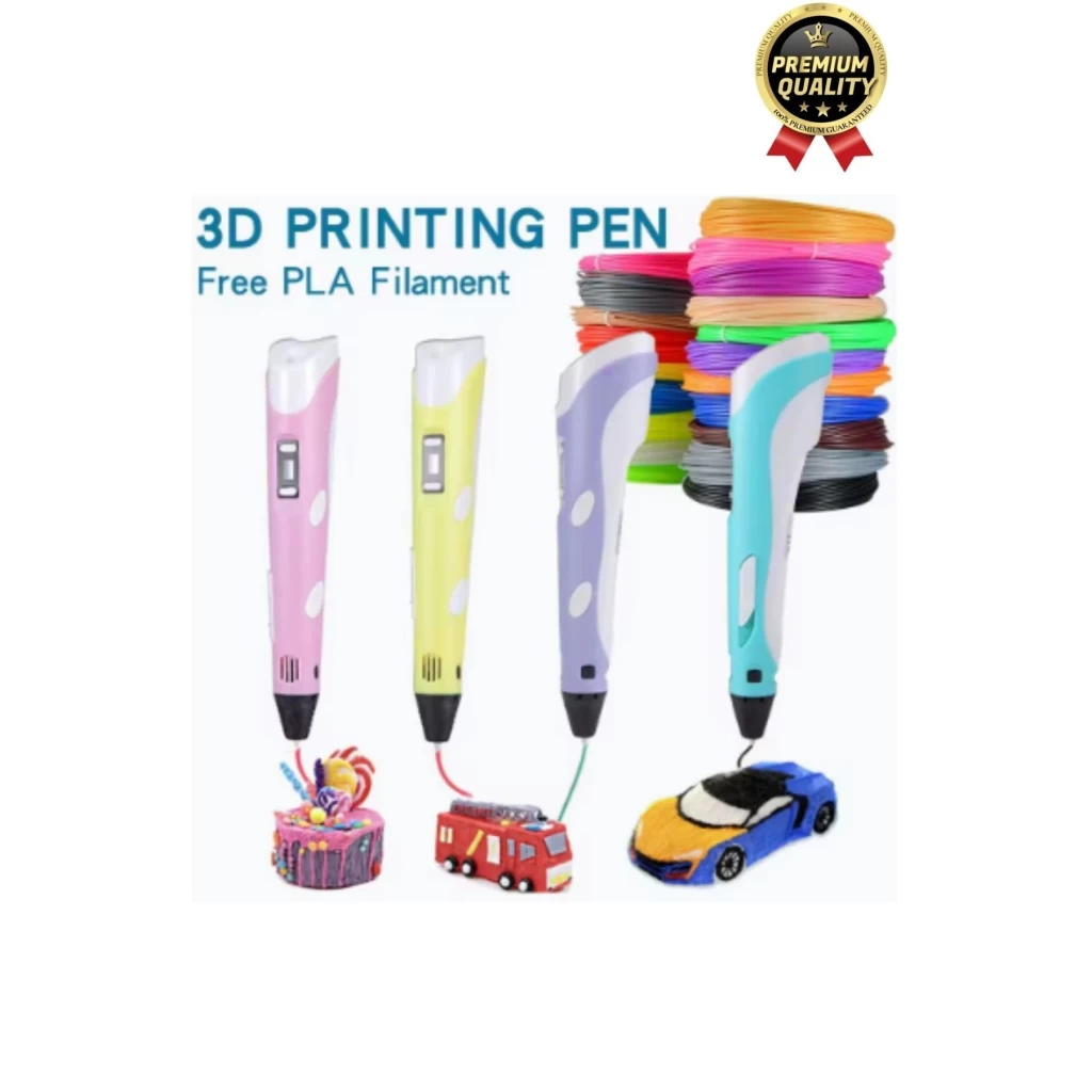 Çok Amaçlı Eğlence Hobi ABS Plastik Filament 3D Çocuk Renkli Üç Boyutlu Çizim Yazıcı Kalem Printer