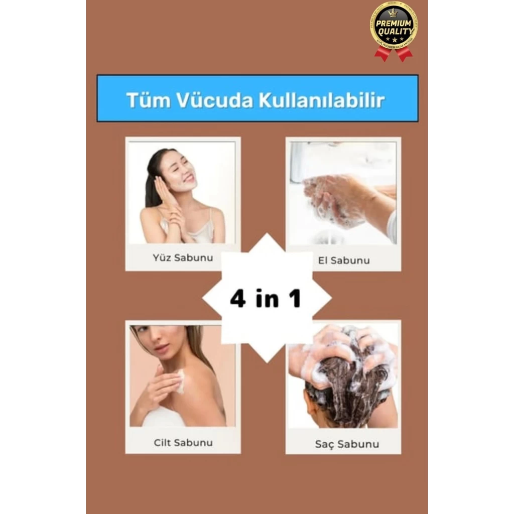 Organik Ferah Koku Cilt Bariyerini Güçlendirir Nemlendirir %100 Doğal Hindistan Cevizi Sabunu 1 Adet