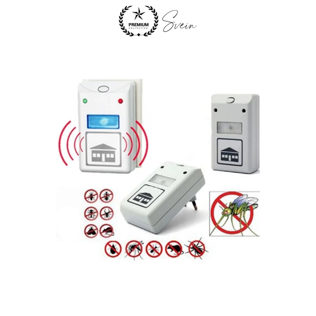 Elektronik Fare ve Haşere Kovucu Uzaklaştırıcı Böcek Ultrasonik Sinek Örümcek Karınca Savar