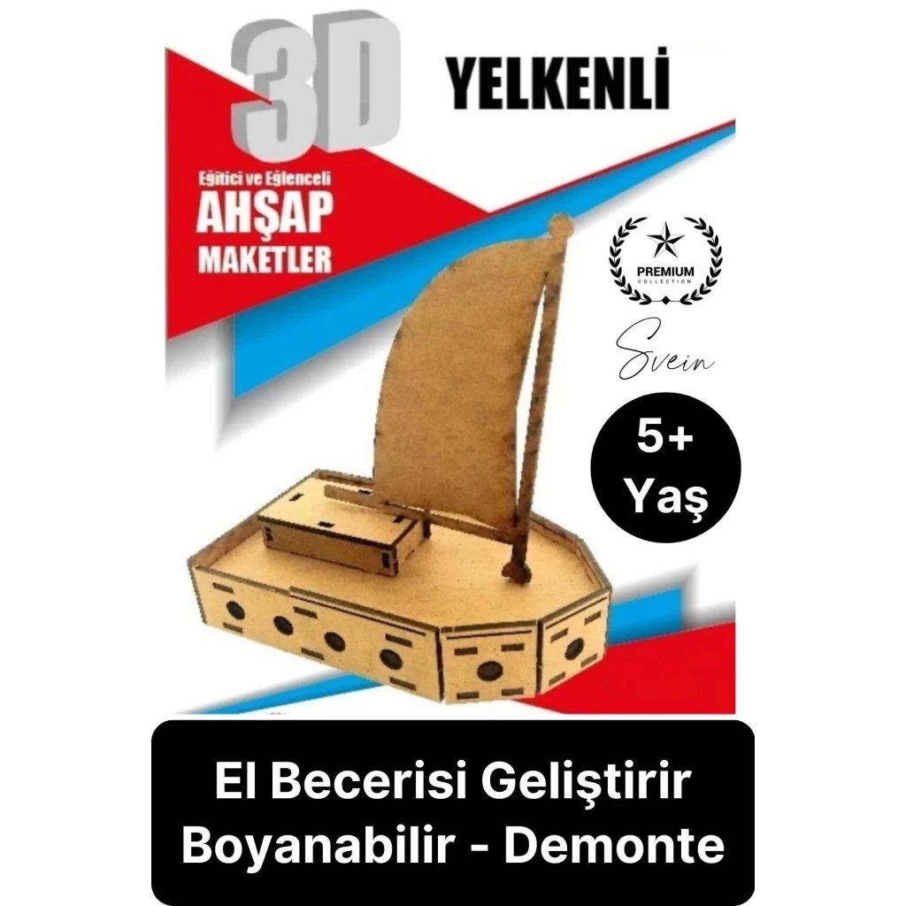 Özel Üretim 3 Boyutlu Minyatür Ham Ahşap Maket Boyanabilir Eğitici Öğretici Motor Beceri Hobi Oyun