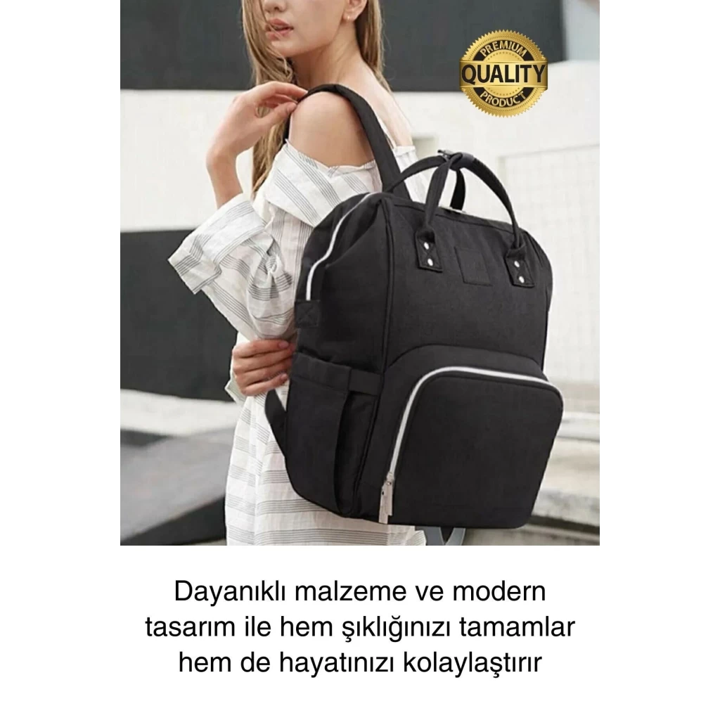 Yeni Sezon Anne Bebek Sırt Çantası Çok Gözlü Termal Biberon Hazneli Askılı Büyük Geniş Rahat