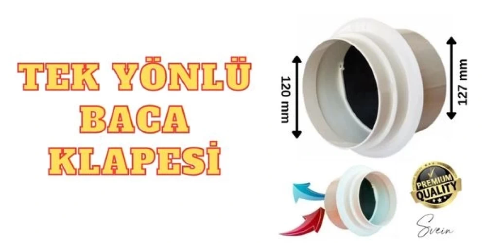 Tek Yönlü Davlumbaz Baca Klapesi: Verimli Havalandırma ve Enerji Tasarrufu Sağlayan Çözümler
