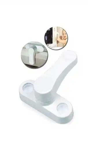Pvc Pimapen Pencere Cam Balkon Kapısı Çekmeli Metal Güvenli Çocuk Bebek Emniyet Kilidi