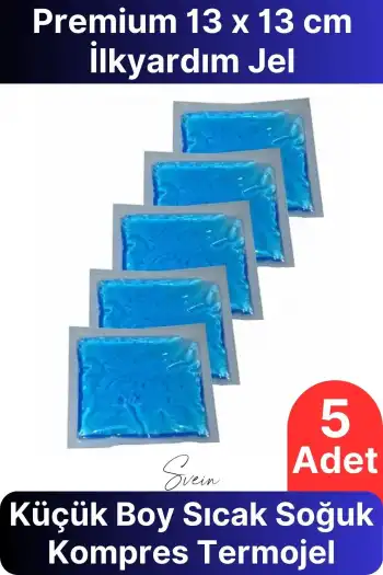 5li Avantaj Küçük Boy Soğuk Sıcak Kompres Buz Jel Termojel El Ayak Diz Ağrı Tekrar Kullanılabilir
