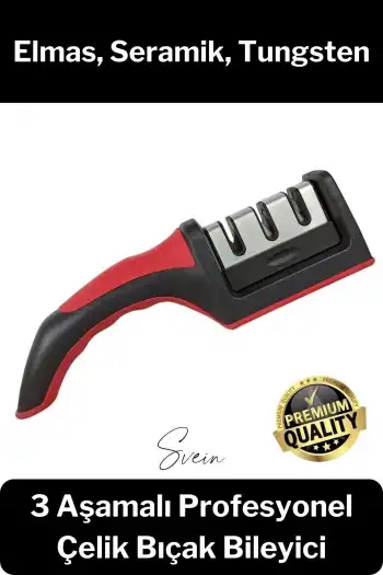 Profesyonel Bileme Aleti 3 Açılı Aşamalı Çok Fonksiyonlu Elmas Seramik Tungsten Çelik El Bıçakları