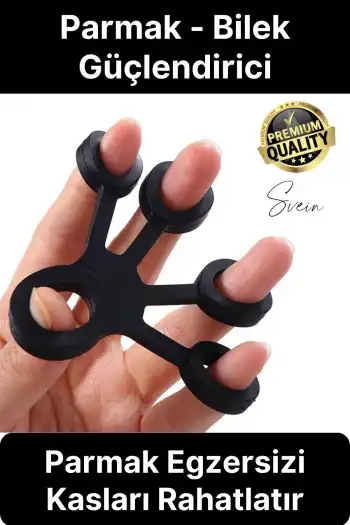 Silikon El Parmak ve Bilek Kas Kol Güçlendirici Orta Seviye Direnç Lastiği Örümcek Spor Egzersiz