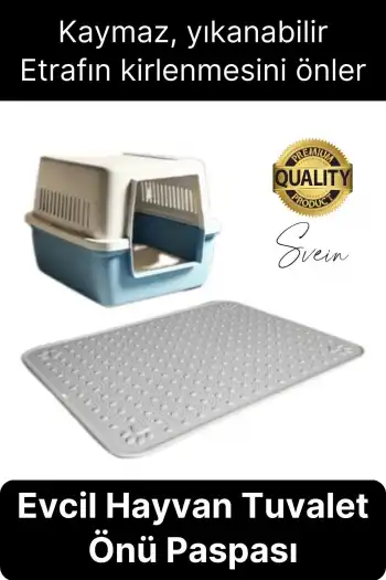 Evcil Hayvan Tuvalet Önü Paspası Silikon Mama Kum Matı Kedi Kumu Yıkanabilir Toz Tutucu Yatak Önü