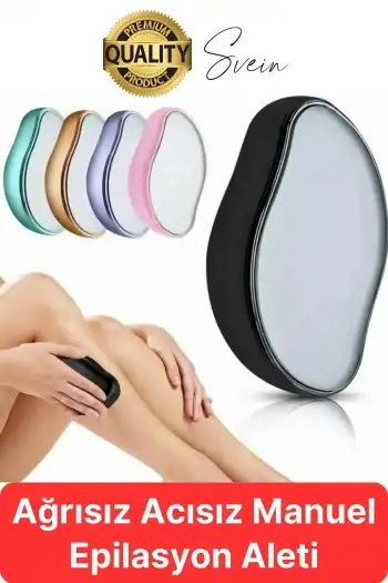 #Epilatör Acısız Ağrısız Tüy Dökücü Epilasyon Aleti Manuel Kıl Kristal Alma Epilatör Silgisi Kol Bacak Vücut
