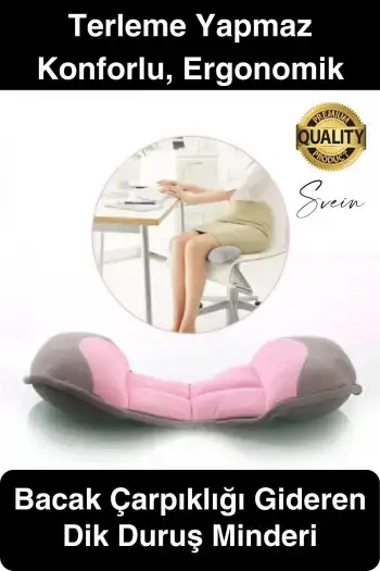 Premium Terleme Yapmaz Dik Duruş Düzgün Oturuş Sağlayan Bacak Çarpıklığını Gideren Medikal Minder