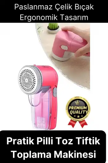 Pratik Taşınabilir Pilli Kıyafet Halı Tüy Toz Tiftik Toplama ve Temizleme Makinesi