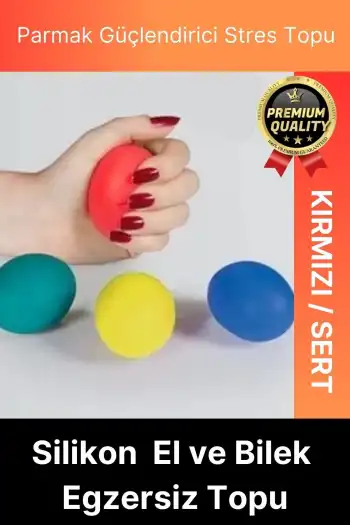Özel Üretim Silikon El Bilek Parmak Kaslarını Geliştiren Güçlendiren Çalıştıran Stres Topu