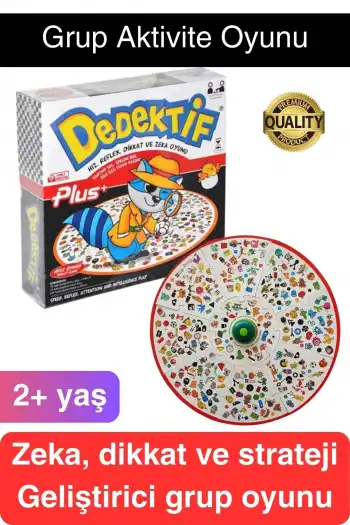 Eğlenceli Dedektif Akıl Zeka Mantık Strateji Oyunu Motor Beceri Gelişim Refleks ve Dikkat Geliştiren