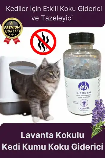 Çok Amaçlı Lavanta Kokulu Deodorant Evcil Hayvan Kedi Kumu Koku Giderici Magnezyum Epsom Tuzu 350 Gr