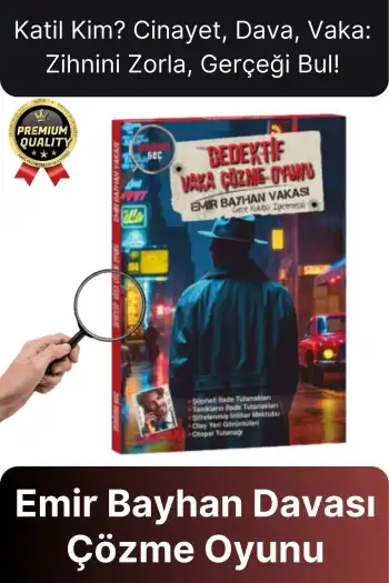Premium Eğlenceli Kanlı Para Katil Kim Gizli Emir Bayhan Davası Dedektif Cinayet Vaka Çözme Oyunu