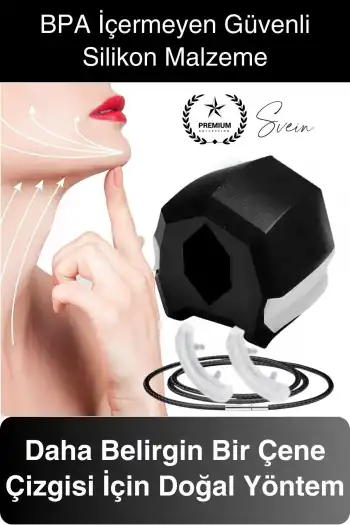 Çene Kası Topu Gıdı Azaltıcı Egzersiz Aleti ve Yanak İnceltici Fitness Jawline Silikon Sıkılaştırma