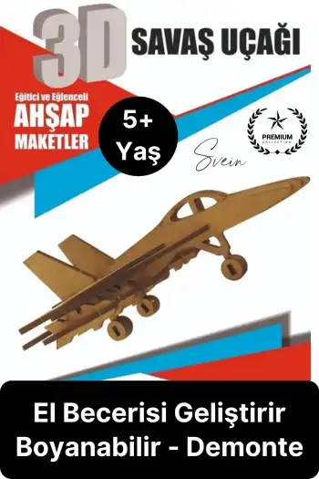 Özel Üretim 3 Boyutlu Minyatür Ham Ahşap Maket Boyanabilir Eğitici Öğretici Motor Beceri Hobi Oyun