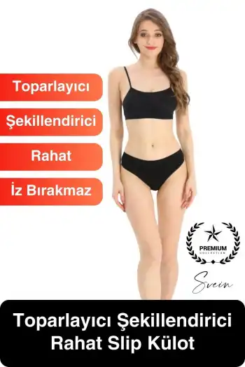 Yeni Sezon Slip Kesim Kaymaz ve Konforlu Toparlayıcı Şekillendirici Kadın Slip Külot İç Çamaşırı