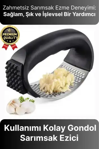 Çok Amaçlı Pratik Kullanımı Kolay Paslanmaz Çelik Rende Öğütme Presi Manuel Gondol Sarımsak Ezici
