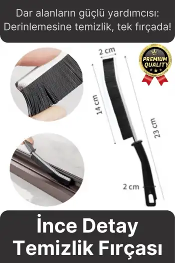 Çok Amaçlı Dayanıklı Pratik Banyo Mutfak Lavabo Ocak Derz Arası İnce Detay Temizlik Fırçası 1 Adet
