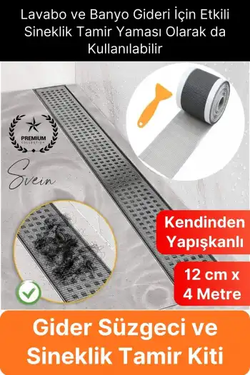 #GiderSüzgeci Banyo Lavabo Gider Süzgeci Filesi Sineklik Tamir Yaması Kiti Böcek Önleyici Yapışkanlı