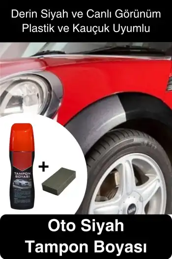 #TamponBoyası Oto Siyah Tampon Boyası Plastik ve Kauçuk Yenileyici Suya Dayanıklı Parlatıcı