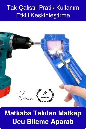 #Bileme Matkaba Takılan Matkap Ucu Bileme Aparatı Pratik Hızlı Ev ve Atölye İçin Keskinleştirme