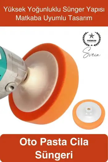 #PastaCila Oto Pasta Cila Süngeri Yüksek Yoğunluk Boya Parlatma Pedi Derin Temizlik Araç Boya Bakım