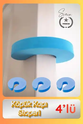 #Köpük 4’lü Köpük Kapı Stoperi Parmak Sıkışması Önleyici Çocuk Güvenliği Koruyucu Yumuşak Ev Kreş