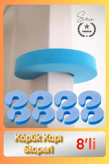 #Stoper 8li Köpük Kapı Stoperi Parmak Sıkışması Önleyici Çocuk Güvenliği Koruyucu Yumuşak Ev Kreş