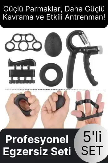 #EgzersizSeti Fizik Tedavi Kavrama Rehabilitasyon El Ve Parmak Güçlendirici Egzersiz Seti 5li Set