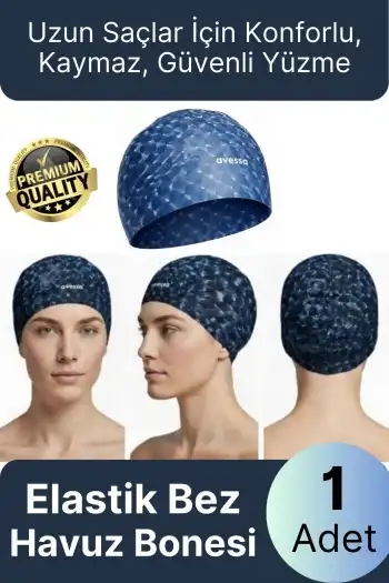 #Bone Konforlu Tasarım Su Geçirmez Kaymaz Spor Yüzücü Havuz Deniz Şapkası Elastik Bez Yüzme Bonesi