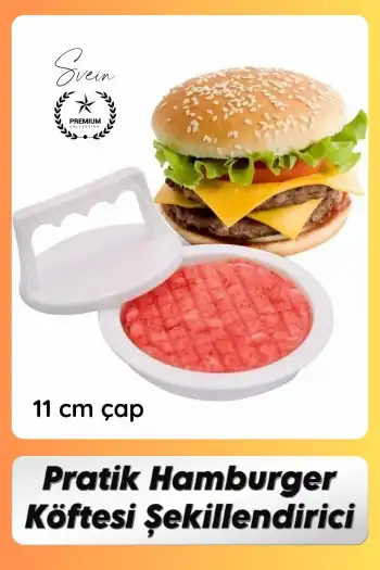 #Kalıp Hamburger Köfte Presi Şekillendirici Kalıp Pratik Evde Burger Yapımı Kalıbı Aparatı Kolay